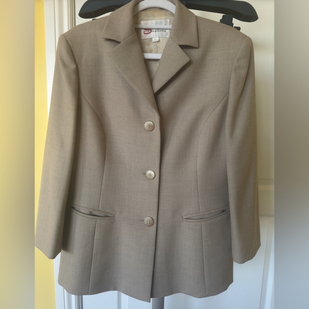 100% wool blazer
